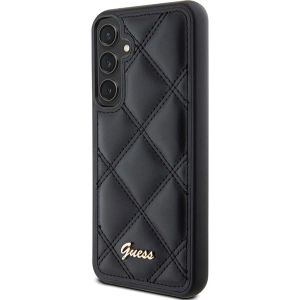 Hurtownia GSM - Case Guess GUHCS23FEPSQSQSK Samsung Galaxy S23 FE Hartschale Quilted Metal Logo schwarz/black - GUE3133 - {ean13} - Hurt