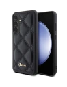 Guess GUHCS23FEPSQSQSK Samsung Galaxy S23 FE hardcase Quilted Metal Logo black