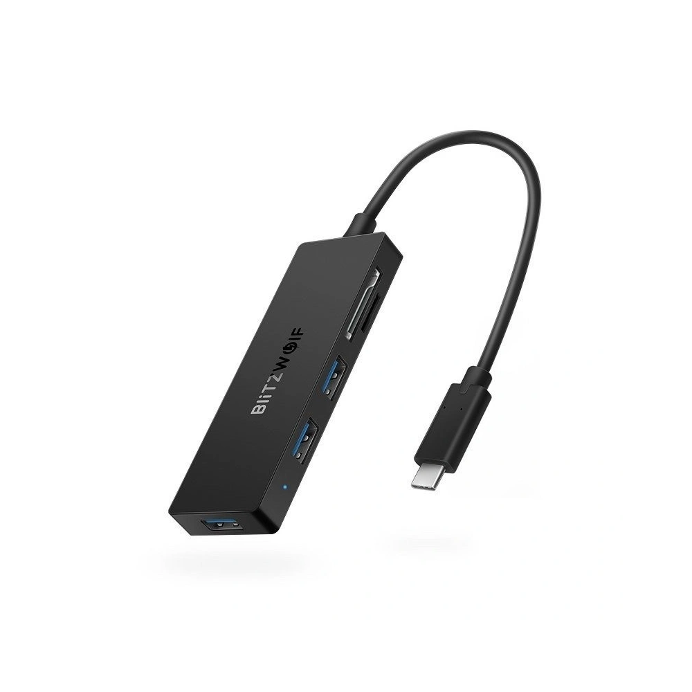 Adapter 5w1 Blitzwolf BW-TH4 Hub USB-C do 3xUSB 3.0, SD, microSD