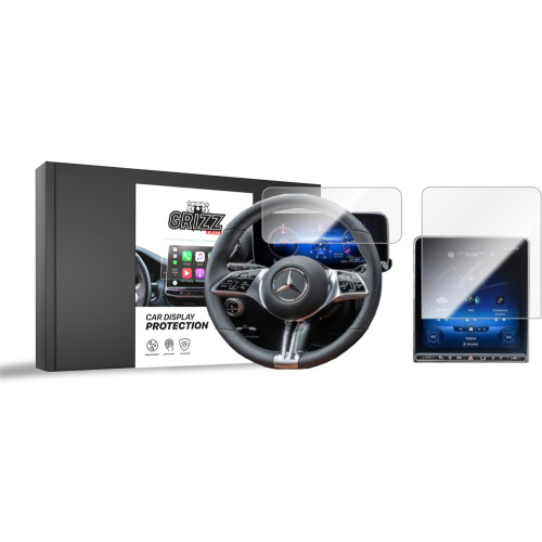GrizzGlass Distributor - 5906146403123 - GRZ8223 - Ceramic GrizzGlass CarDisplay Protection Mercedes S Class W223 2020 [2in1] - B2B homescreen