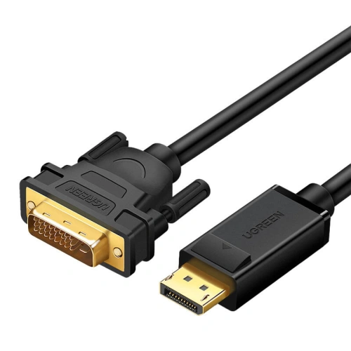 Kabel UGREEN DP103 jednokierunkowy DisplayPort / DVI 1080p 60Hz 1.5m czarny