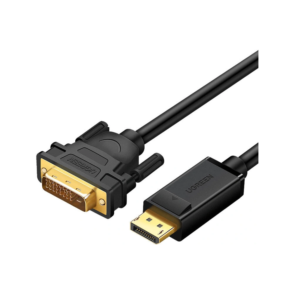 Hurtownia GSM - Kábel UGREEN DP103 egyirányú DisplayPort / DVI 1080p 60Hz 1.5m fekete - UGR1779 - {ean13} - Hurt