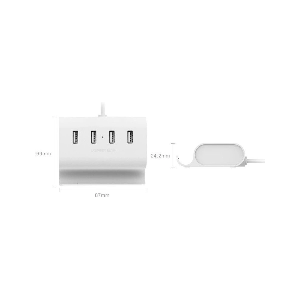 Hurtownia GSM - Adapter UGREEN HUB USB-C do USB-A 2.0 4-portowy, OTG - UGR156 - {ean13} - Hurt