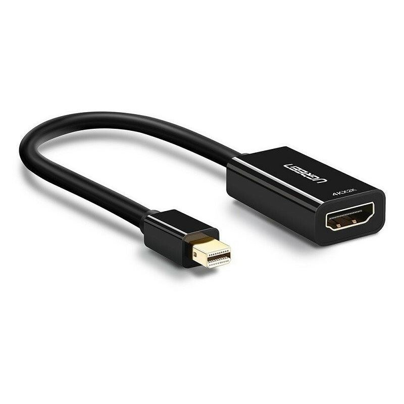 Ugreen Distributor - 6957303843602 - UGR158BLK - Adapter mini DisplayPort - HDMI UGREEN 4K Black - B2B homescreen