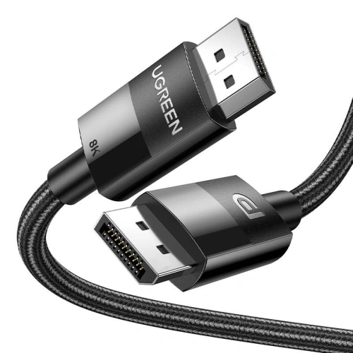 Kabel wideo w oplocie UGREEN 80393 2xDisplayPort 1.4 męsko-męski 3m