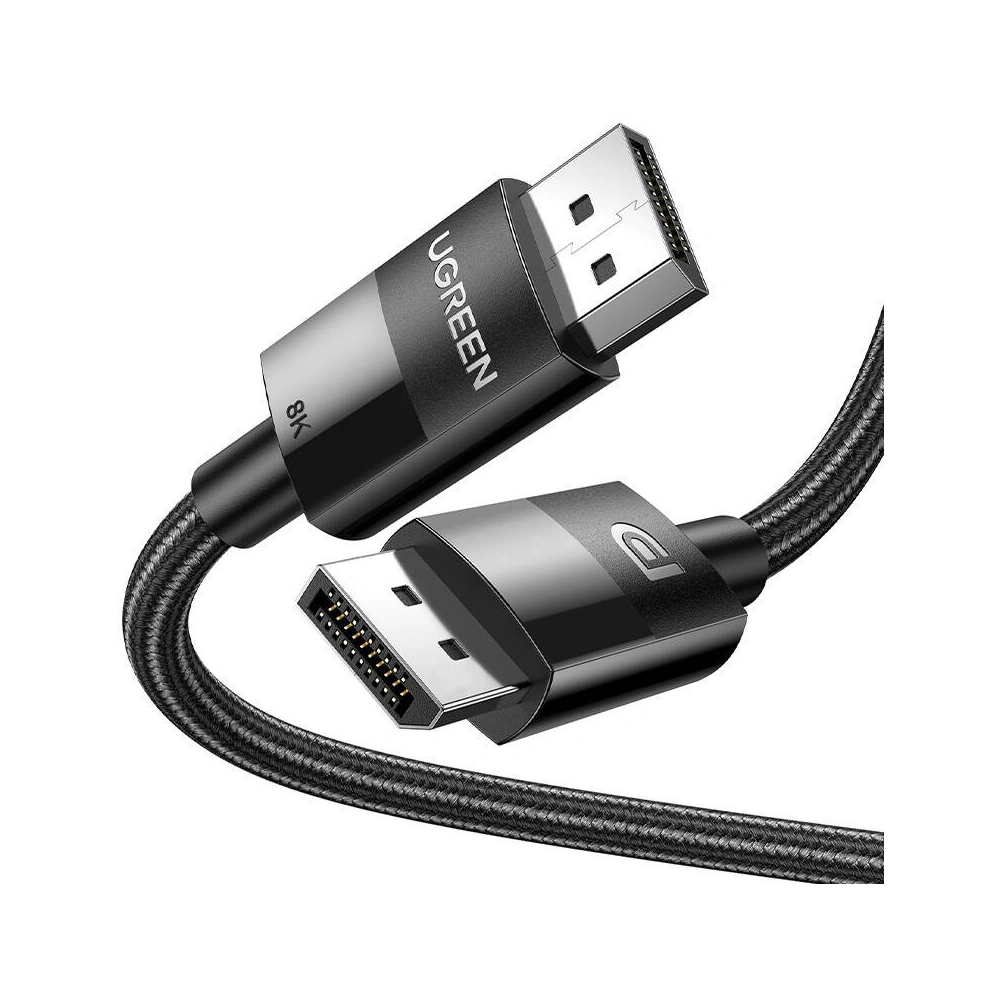 Hurtownia GSM - Video kabel v opletu UGREEN 80393 2xDisplayPort 1.4 samec-samec 3m - UGR1785 - {ean13} - Hurt