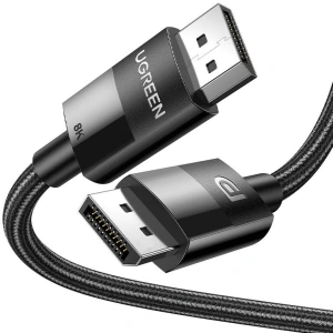 Hurtownia GSM - Video kabel v opletu UGREEN 80394 2xDisplayPort 1.4 muž-muž 5m - UGR1786 - {ean13} - Hurt