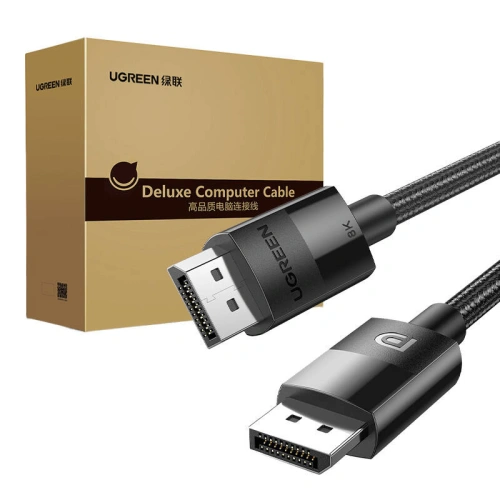 Kabel wideo w oplocie UGREEN 80394 2xDisplayPort 1.4 męsko-męski 5m