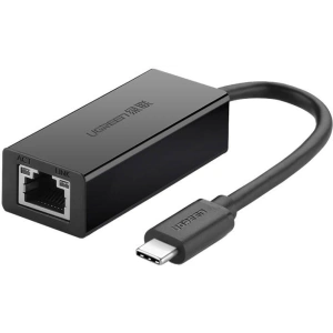 Wholesale UGREEN 30287 USB-C / RJ45 Ethernet 10/100 Mbps external adapter black - UGR1787 - {ean13} - Hurt