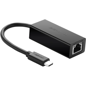 Wholesale UGREEN 30287 USB-C / RJ45 Ethernet 10/100 Mbps external adapter black - UGR1787 - {ean13} - Hurt