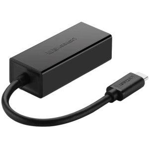 Adapter zewnętrzny UGREEN 30287 USB-C / RJ45 Ethernet 10/100 Mbps czarny
