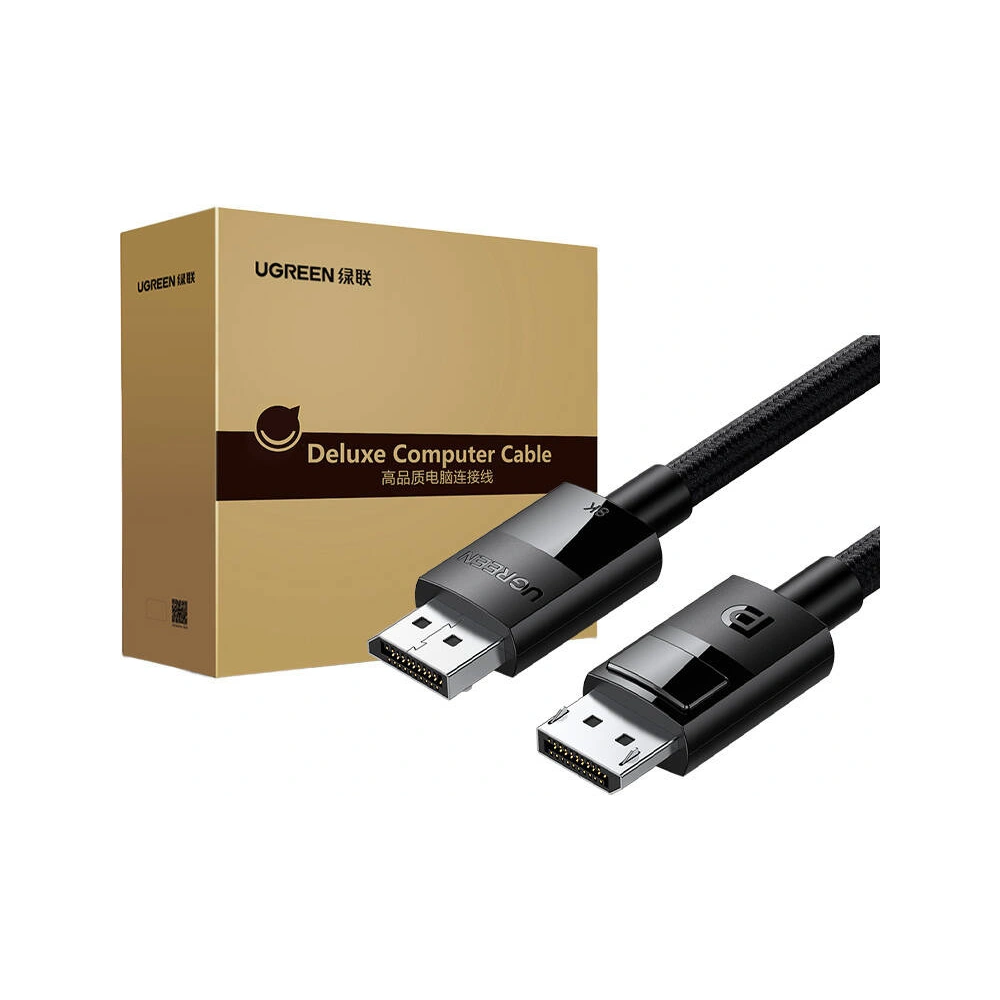 Hurtownia GSM - Video kabel v opletu UGREEN 80391 2xDisplayPort 1.4 muž-muž 1.5 m - UGR1790 - {ean13} - Hurt