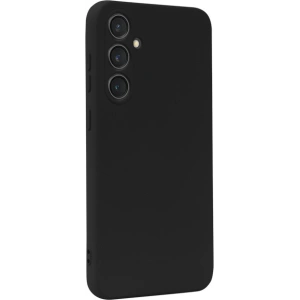 Etui Crong színes borítás Samsung Galaxy S23 FE fekete
