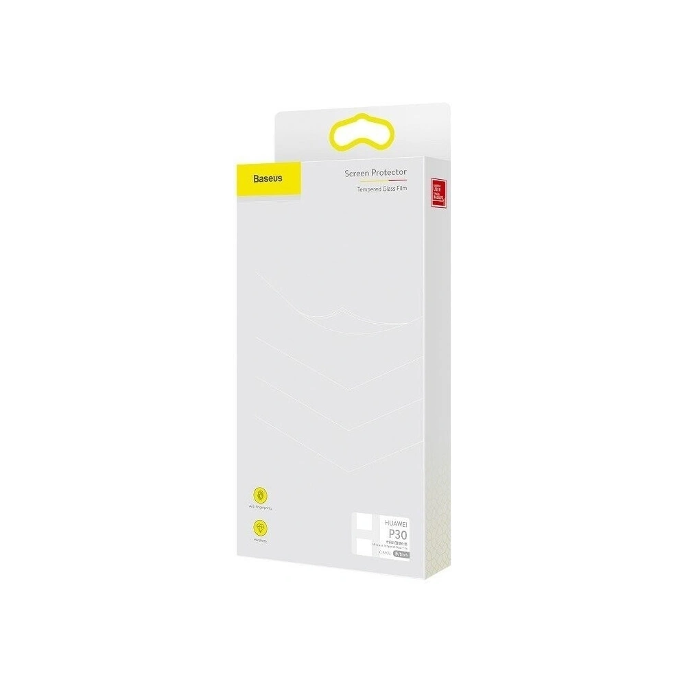 Hurtownia GSM - Szkło hartowane 0,3mm Baseus do Huawei P30 (czarne) - BSU619BLK - {ean13} - Hurt