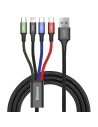 Kabel USB Baseus Fast 4w1 2xUSB-C / Lightning / Micro 3,5A 1,2m (czarny)
