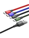 Hurtownia GSM - Kabel USB Baseus Fast 4w1 2xUSB-C / Lightning / Micro 3,5A 1,2m (czarny) - BSU621BLK - {ean13} - Hurt