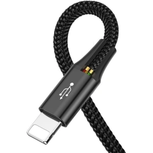 Hurtownia GSM - Kabel USB Baseus Fast 4w1 2xUSB-C / Lightning / Micro 3,5A 1,2m (czarny) - BSU621BLK - {ean13} - Hurt