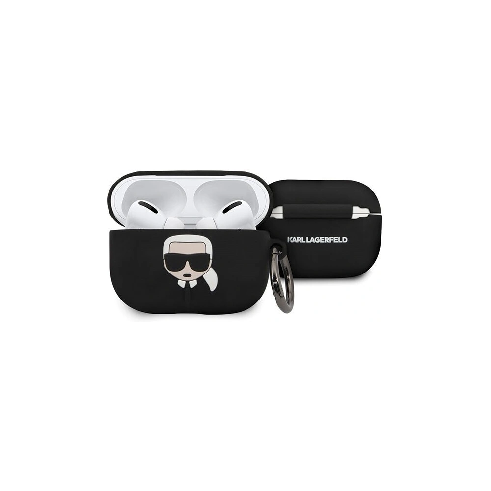 Hurtownia GSM - Karl Lagerfeld KLACAPSILGLBK AirPods Pro cover czarny/black Silicone Ikonik - KLD001BLK - {ean13} - Hurt