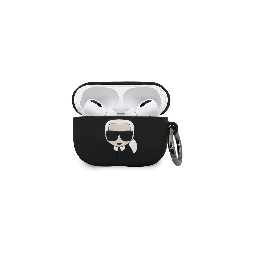 Hurtownia GSM - Karl Lagerfeld KLACAPSILGLBK AirPods Pro cover czarny/black Silicone Ikonik - KLD001BLK - {ean13} - Hurt