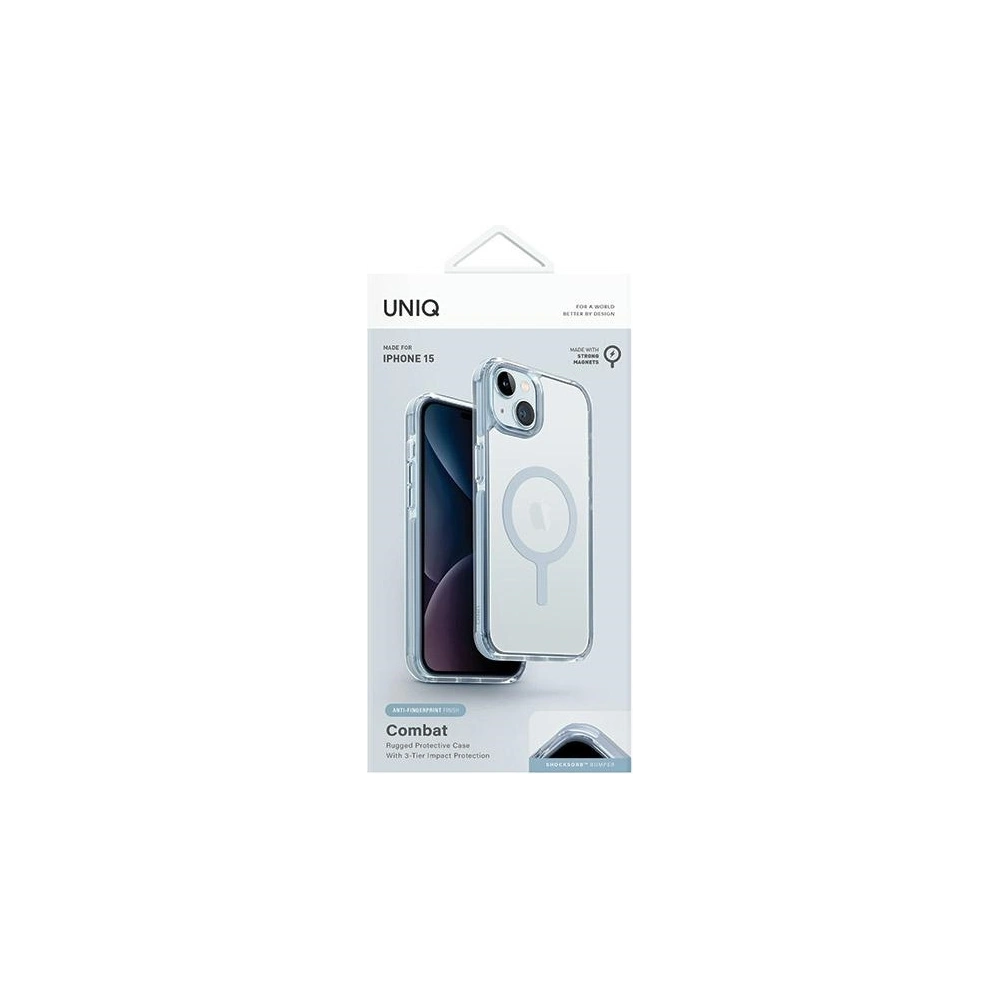 Hurtownia GSM - Etui UNIQ Combat Apple iPhone 15 / 14 / 13 MagClick Charging albastru deschis/ice blue - UNIQ1087 - {ean13} - Hurt