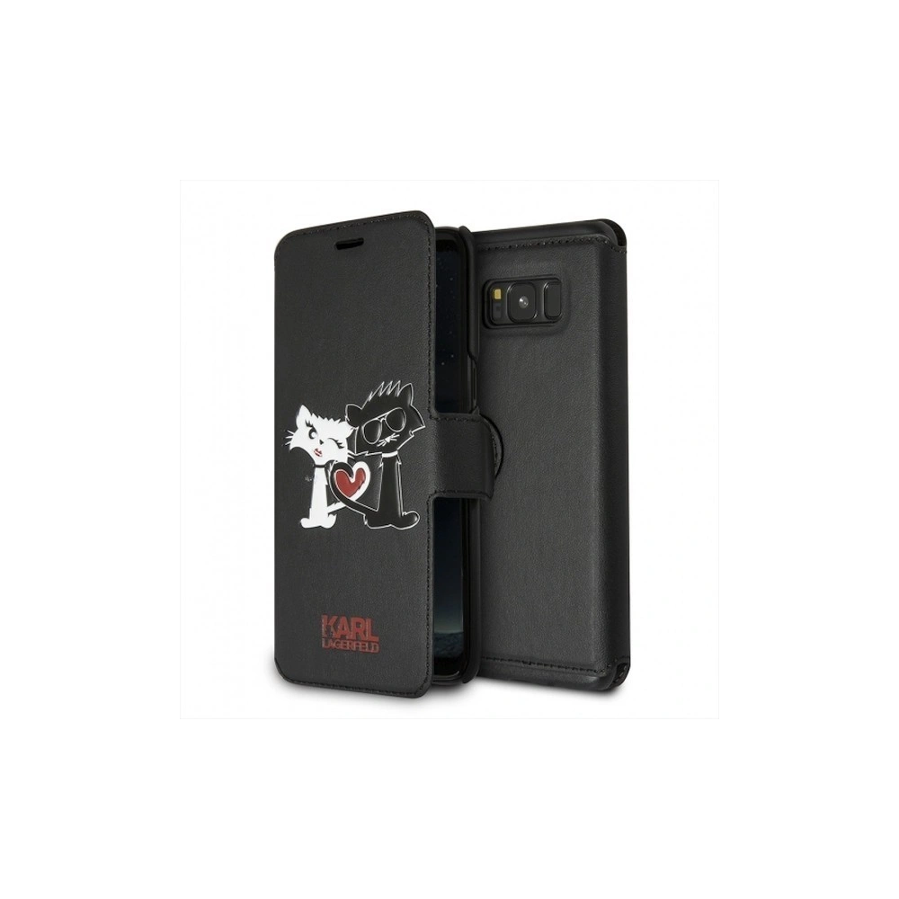 Hurtownia GSM - Karl Lagerfeld KLFLBKS8CL1BK S8 G950 black/czarny book Choupette in love - KLD003BLK - {ean13} - Hurt