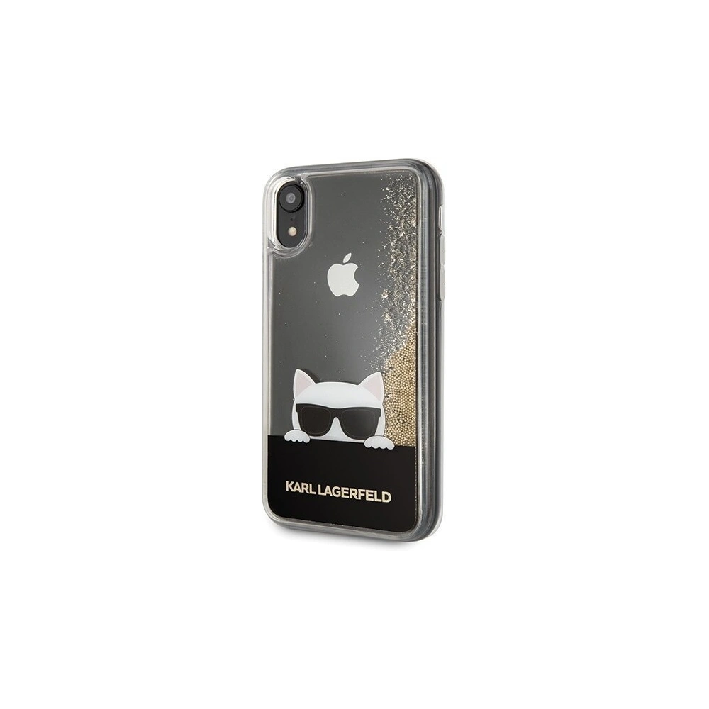 Hurtownia GSM - Karl Lagerfeld KLHCI61CHPEEGO iPhone Xr gold/złoty hard case Liquid Glitter - KLD010GLD - {ean13} - Hurt