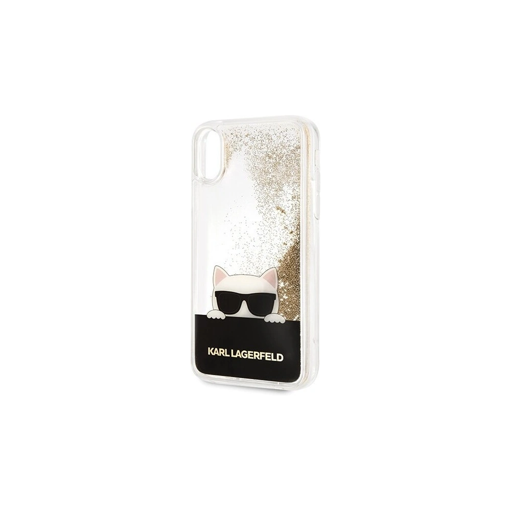 Hurtownia GSM - Karl Lagerfeld KLHCI61CHPEEGO iPhone Xr gold/złoty hard case Liquid Glitter - KLD010GLD - {ean13} - Hurt