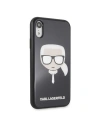 Hurtownia GSM - Karl Lagerfeld KLHCI61DLHBK iPhone Xr czarny/black Iconic Glitter Karl`s Head - KLD011BLK - {ean13} - Hurt