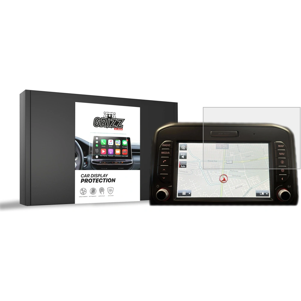 Hurtownia GSM - GrizzGlass CarDisplay Protection folie mată pentru Kia Rio 3 7" 2011-2017 - GRZ8349 - {ean13} - Hurt