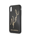 Hurtownia GSM - Karl Lagerfeld KLHCI61DLKSBK iPhone Xr czarny/black hard case Signature Glitter - KLD012BLK - {ean13} - Hurt