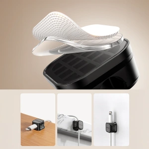 Hurtownia GSM - Organizer na kabely Joyroom JR-ZS368 magnetický černý [3 PACK] - JYR961 - {ean13} - Hurt