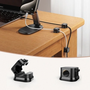 Hurtownia GSM - Organizer na kabely Joyroom JR-ZS368 magnetický černý [3 PACK] - JYR961 - {ean13} - Hurt