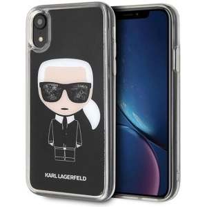 Wholesale Karl Lagerfeld KLHCI61ICGBK iPhone Xr black Iconic Glitter - KLD013BLK - {ean13} - Hurt