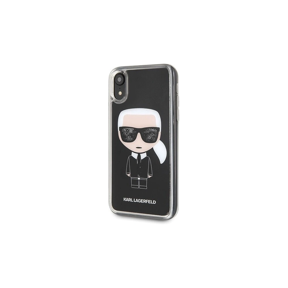 Hurtownia GSM - Karl Lagerfeld KLHCI61ICGBK iPhone Xr czarny/black Iconic Glitter - KLD013BLK - {ean13} - Hurt