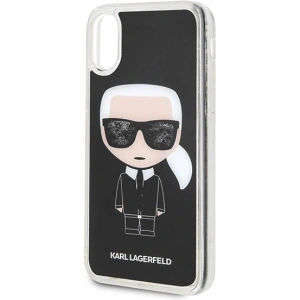 Wholesale Karl Lagerfeld KLHCI61ICGBK iPhone Xr black Iconic Glitter - KLD013BLK - {ean13} - Hurt