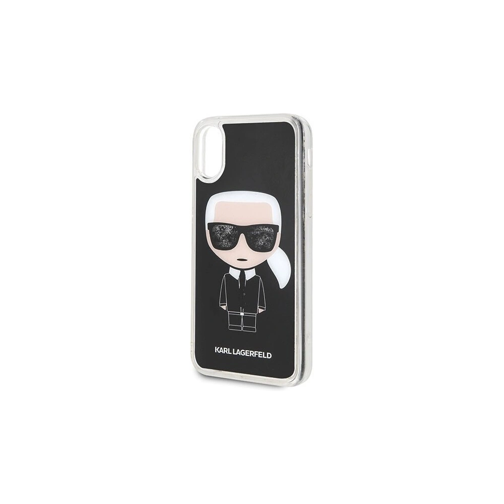 Hurtownia GSM - Karl Lagerfeld KLHCI61ICGBK iPhone Xr czarny/black Iconic Glitter - KLD013BLK - {ean13} - Hurt