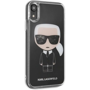 Wholesale Karl Lagerfeld KLHCI61ICGBK iPhone Xr black Iconic Glitter - KLD013BLK - {ean13} - Hurt