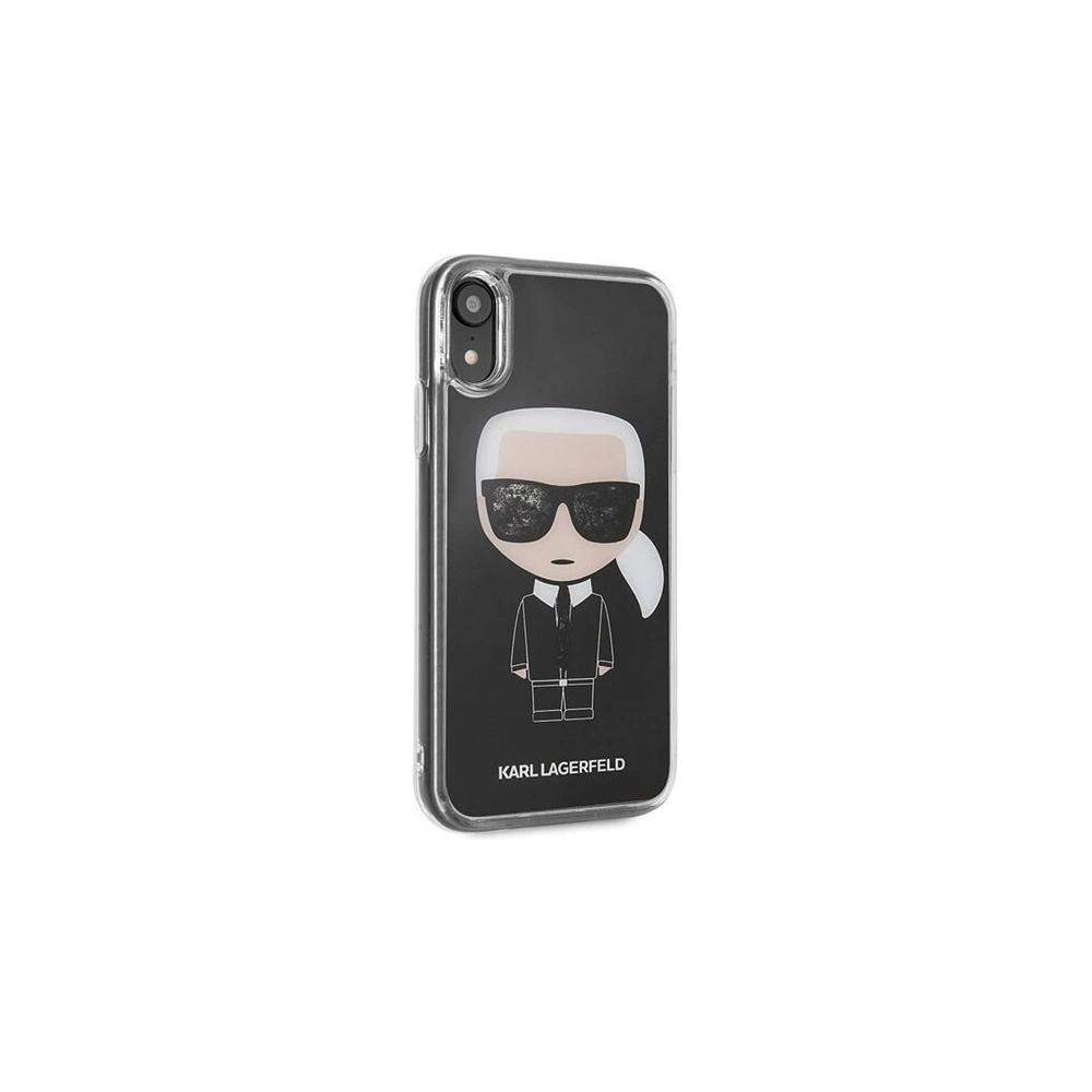 Hurtownia GSM - Karl Lagerfeld KLHCI61ICGBK iPhone Xr czarny/black Iconic Glitter - KLD013BLK - {ean13} - Hurt