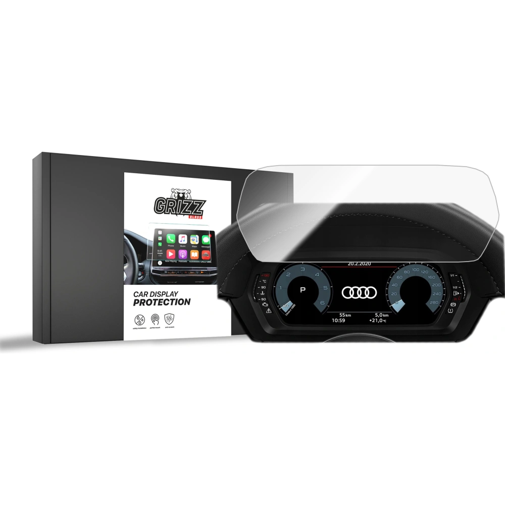 Hurtownia GSM - Cserép fólia GrizzGlass CarDisplay védelem Audi S3 8Y Virtual Cockpit 10,25" 2020-hez - GRZ8373 - {ean13} - Hurt