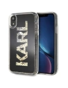 Karl Lagerfeld KLHCI61KAGBK iPhone Xr black Karl logo Glitter