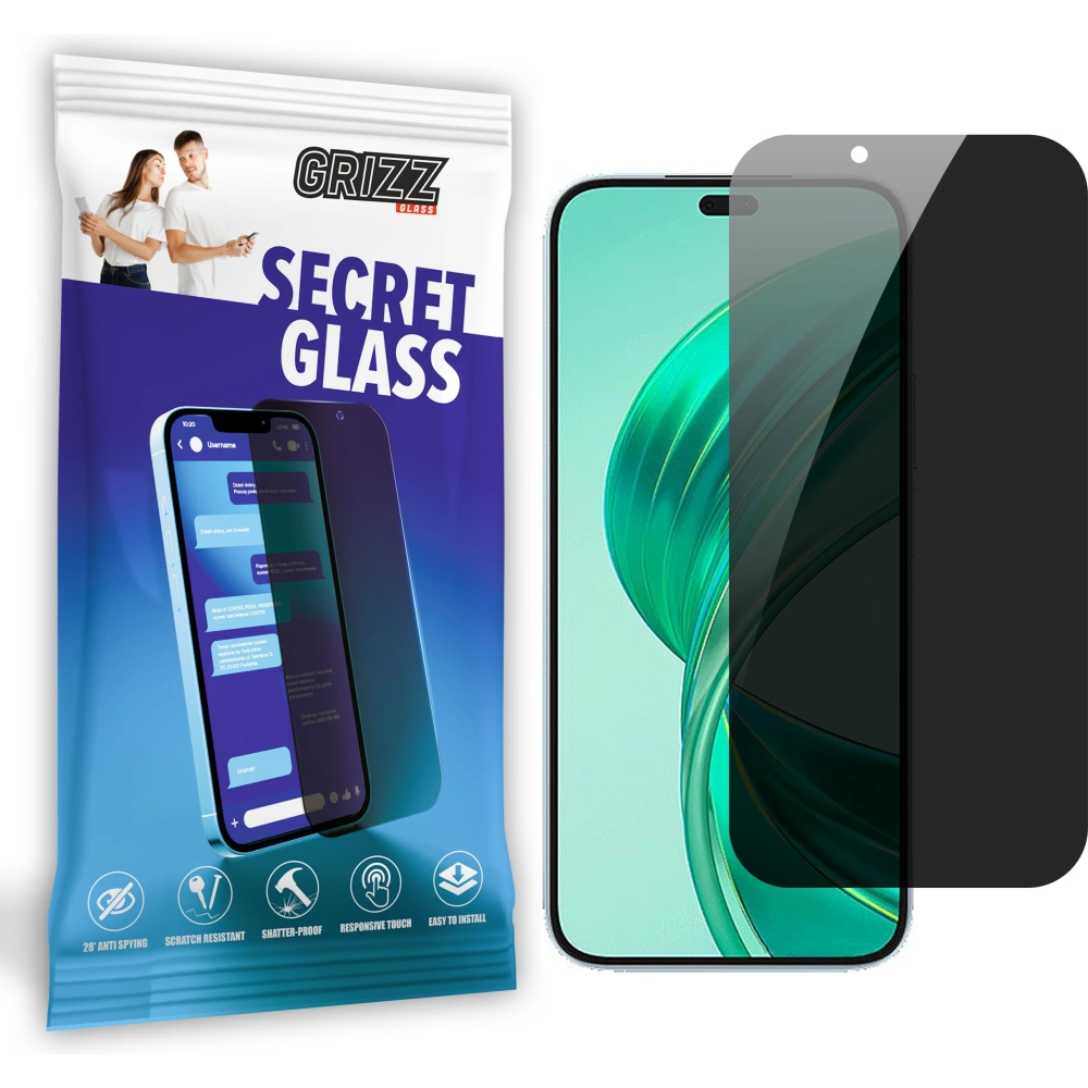 Matowe szkło prywatyzujące GrizzGlass SecretGlass do Honor X8b