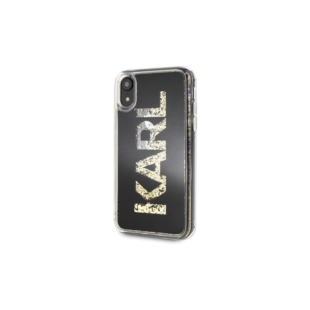 Hurtownia GSM - Karl Lagerfeld KLHCI61KAGBK iPhone Xr schwarz/black Karl-Logo Glitter - KLD017BLK - {ean13} - Hurt