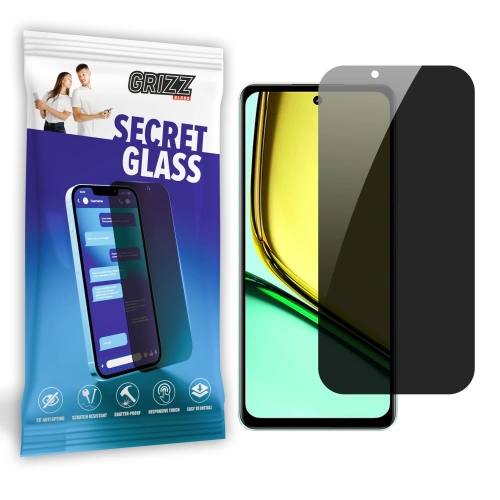 Matowe szkło prywatyzujące GrizzGlass SecretGlass do Realme C67 4G