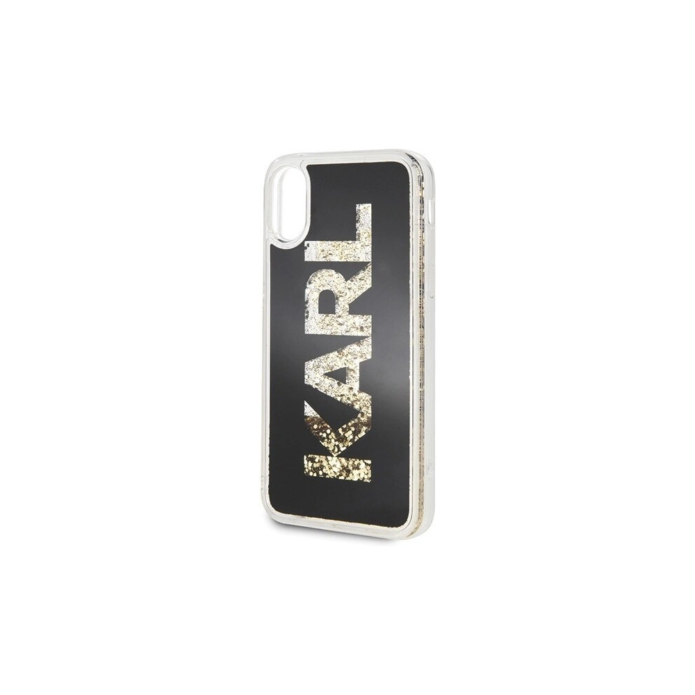 Karl Lagerfeld KLHCI61KAGBK iPhone Xr czarny/black Karl logo Glitter