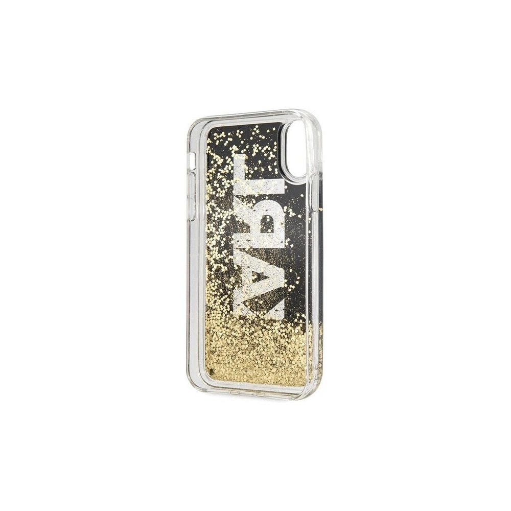 Karl Lagerfeld KLHCI61KAGBK iPhone Xr czarny/black Karl logo Glitter
