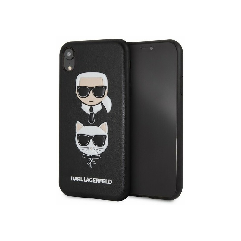 Karl Lagerfeld Distributor - 3700740435878 - KLD018BLK - Karl Lagerfeld KLHCI61KICKC iPhone Xr hardcase black Karl & Choupette - B2B homescreen