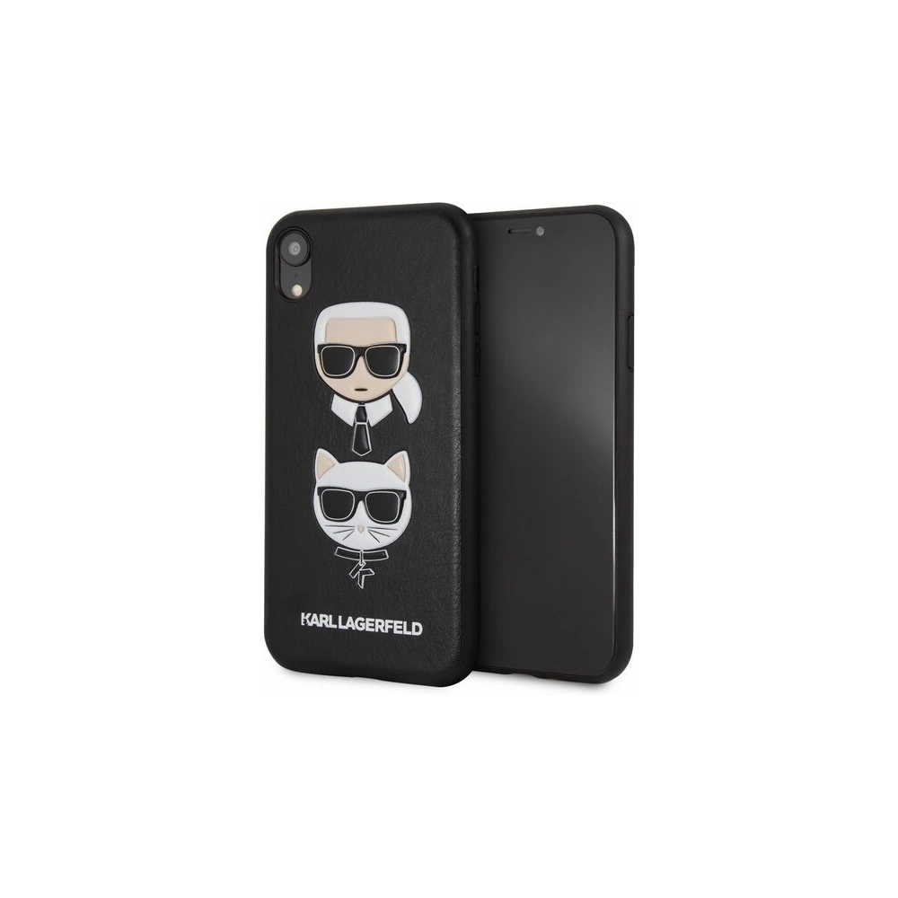 Karl Lagerfeld KLHCI61KICKC iPhone Xr hardcase czarny/black Karl & Choupette