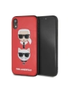 Karl Lagerfeld KLHCI61KICKCRE iPhone Xr Hardcase rot/red Karl & Choupette
