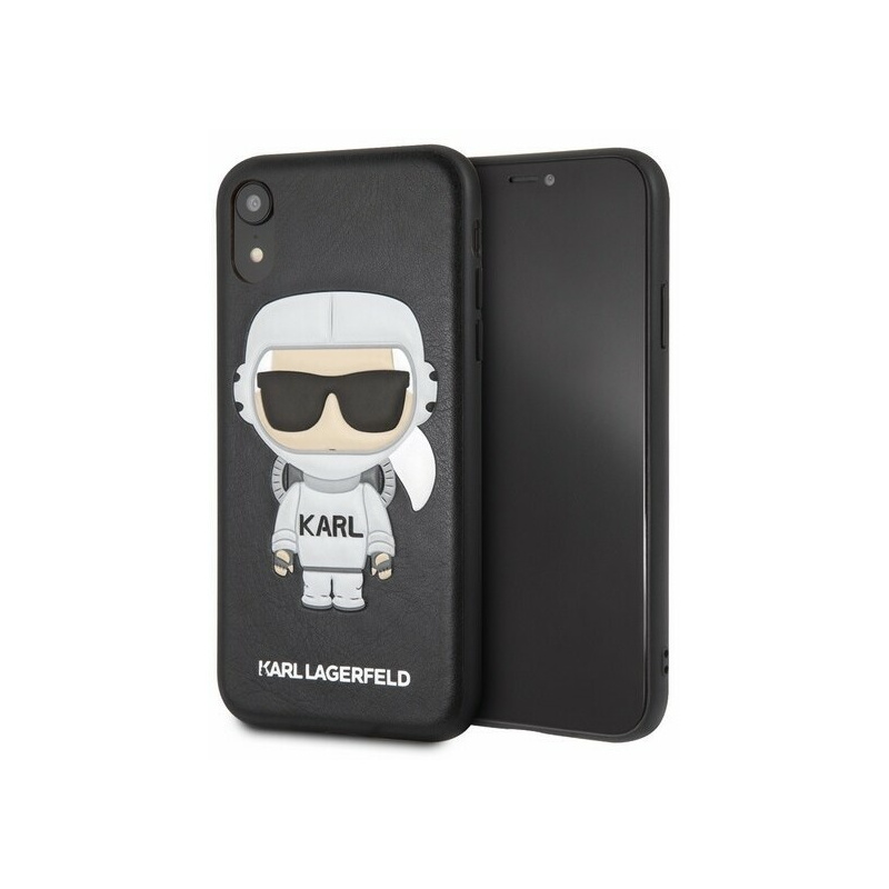 Karl Lagerfeld Distributor - 3700740435854 - KLD020BLK - Karl Lagerfeld KLHCI61KSCO iPhone Xr hardcase black Karl Space Cosmonaut - B2B homescreen