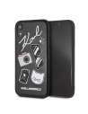 Karl Lagerfeld KLHCI61PIN iPhone Xr Hardcase schwarz/black Pins